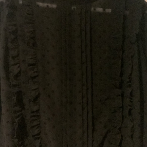 Women’s black sheer polka dot blouse from Suzy Shier - Picture 5 of 8